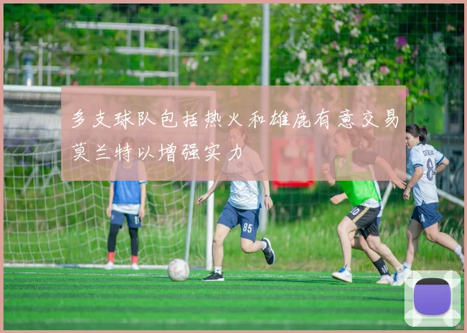 多支球队包括热火和雄鹿有意交易莫兰特以增强实力